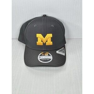 New Era Michigan Wolverines 9SEVENTY Stretch-Snap Back Grey Adjustable Hat Cap